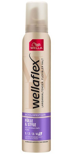 Wellaflex tužidlo Volume&Repair 5/200ml | Kosmetické a dentální výrobky - Vlasové kosmetika - Laky, gely a pěnová tužidla na vlasy